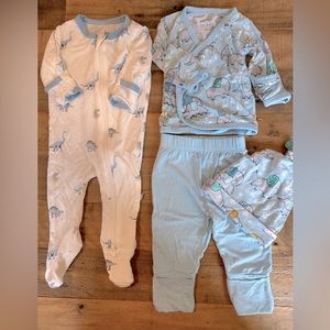 Kyte footie & littlesleepies set NB in great condition
